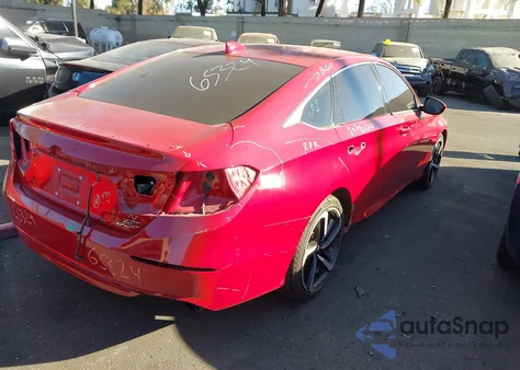 2018 Honda Accord Sport 2.0T из США, поврежденный, VIN 1HGCV2E3XJA048194